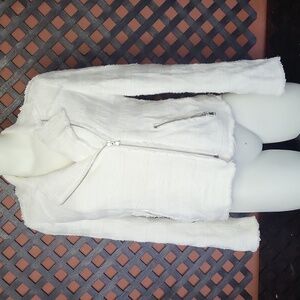 Rebecca Taylor White Textured Blazer
